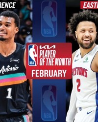 开云官网-NBA官宣2月大奖：文班月最佳+月最佳防守 马刺包揽西部四大奖项